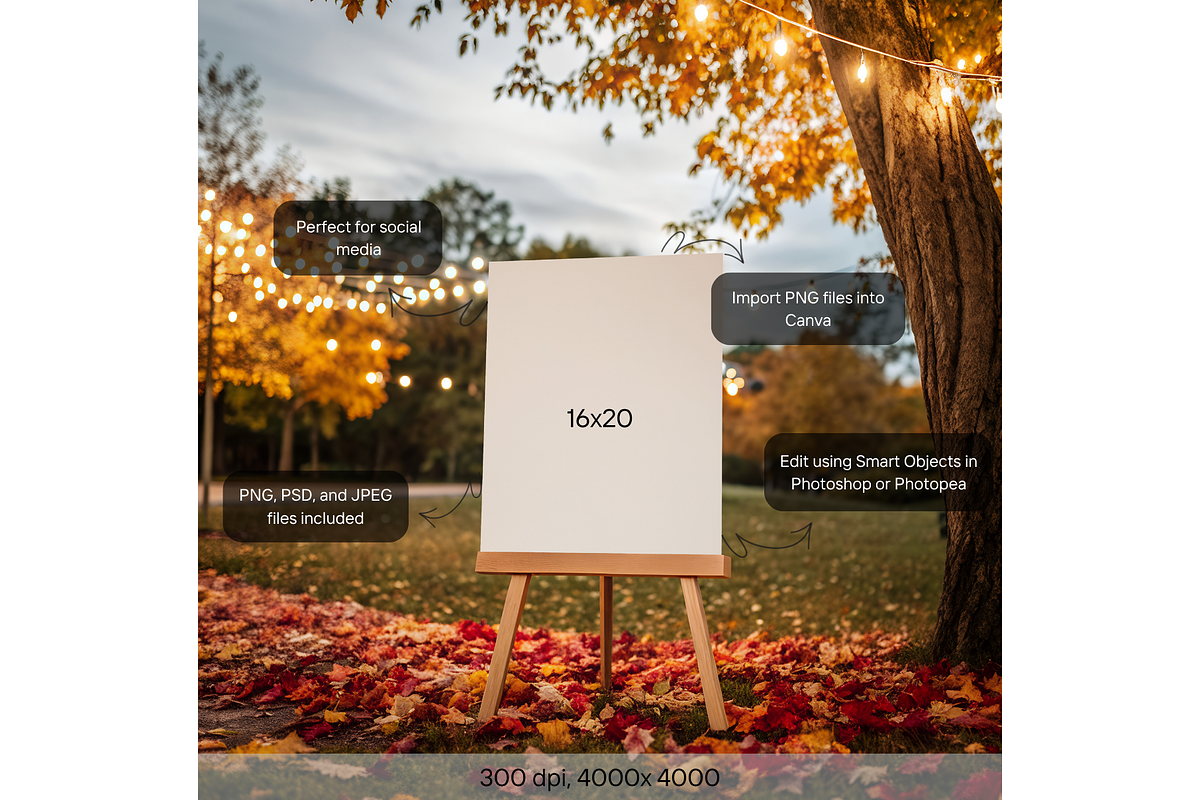Outdoor Wedding Sign PSD Template, a Product Mockup by MockupWizard (Photo 2 of 5)