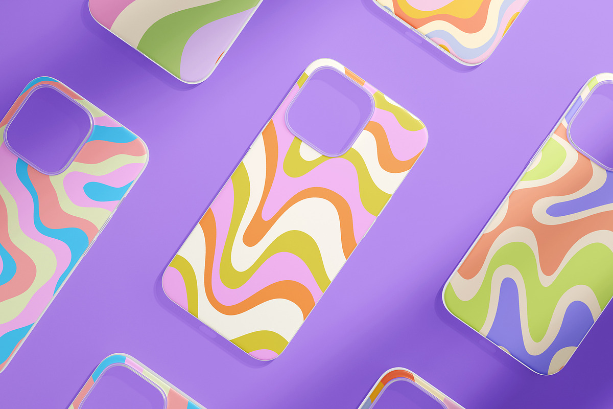GROOVY PATTERN TEXTURES VECTOR SET, a Texture Graphic by craftlove (Photo 11 of 16)