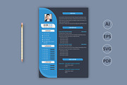 Modern Resume/CV Template, a Resume Template by Annudesign (Thumbnail 2 of 6)