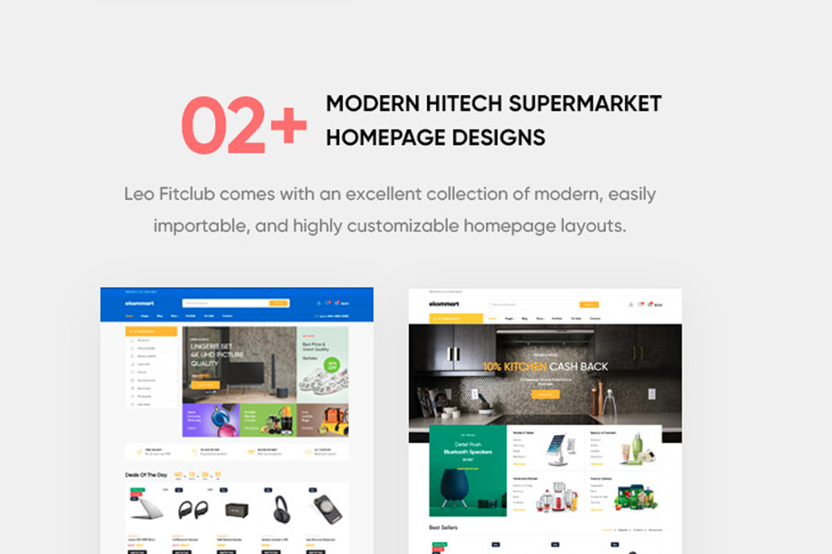LEO EKOMMART SUPERMARKET HITECH & HO, a Bootstrap Template by LeoTheme (Photo 2 of 11)