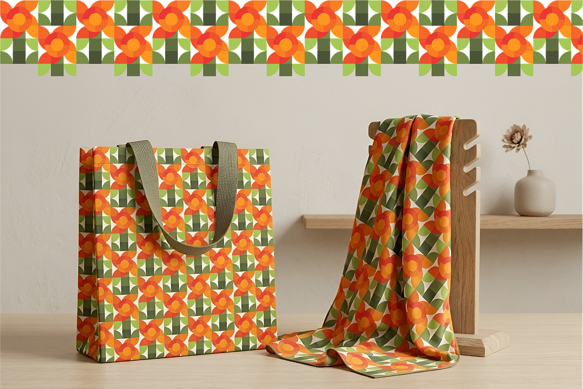 Flat Floral Seamless Pattern, a Pattern Graphic by WM48 Shop (Photo 6 of 10)