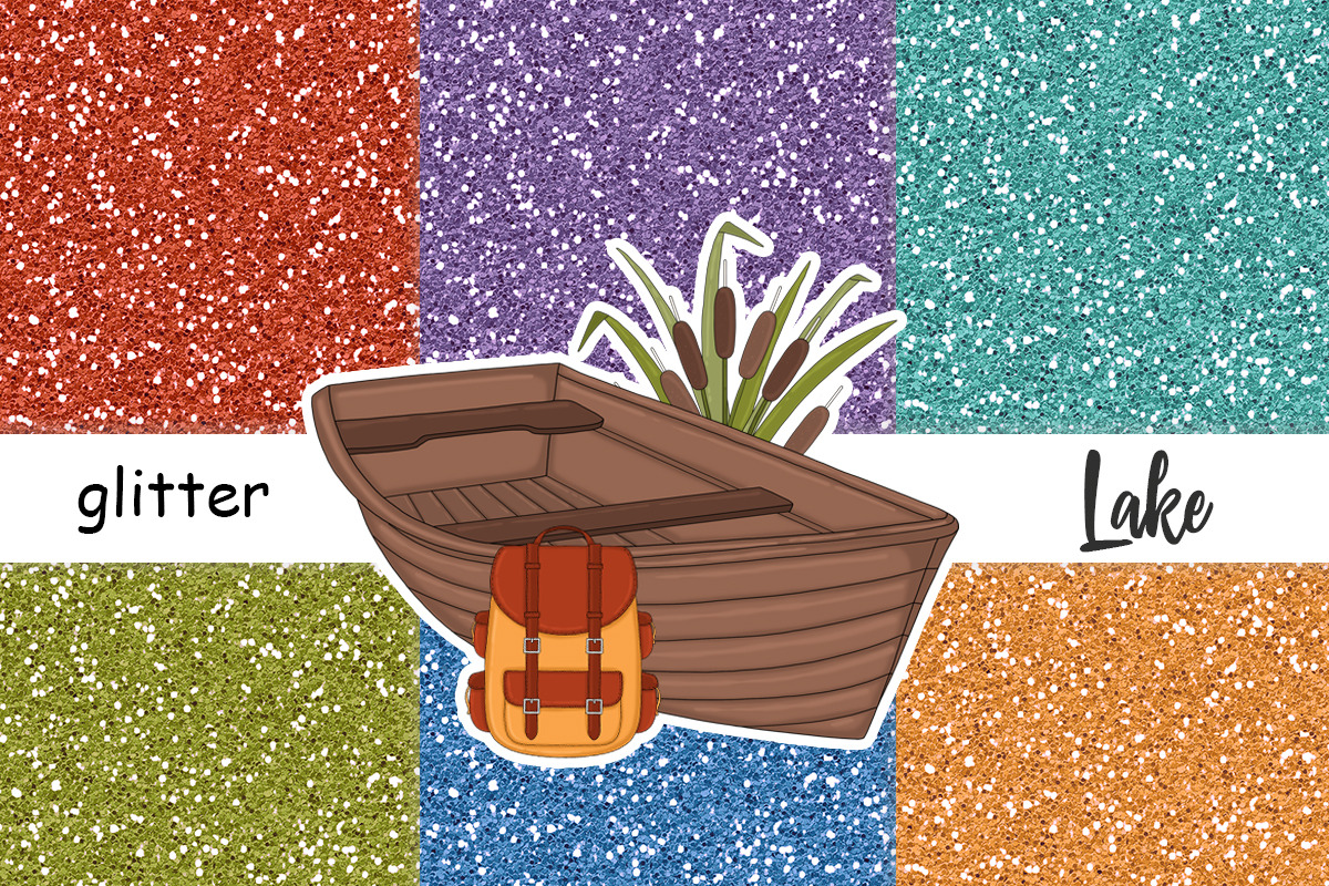 Lake Glitter | Nautical Background, a Texture Graphic by GlamArtZhanna (Photo 1 of 3)