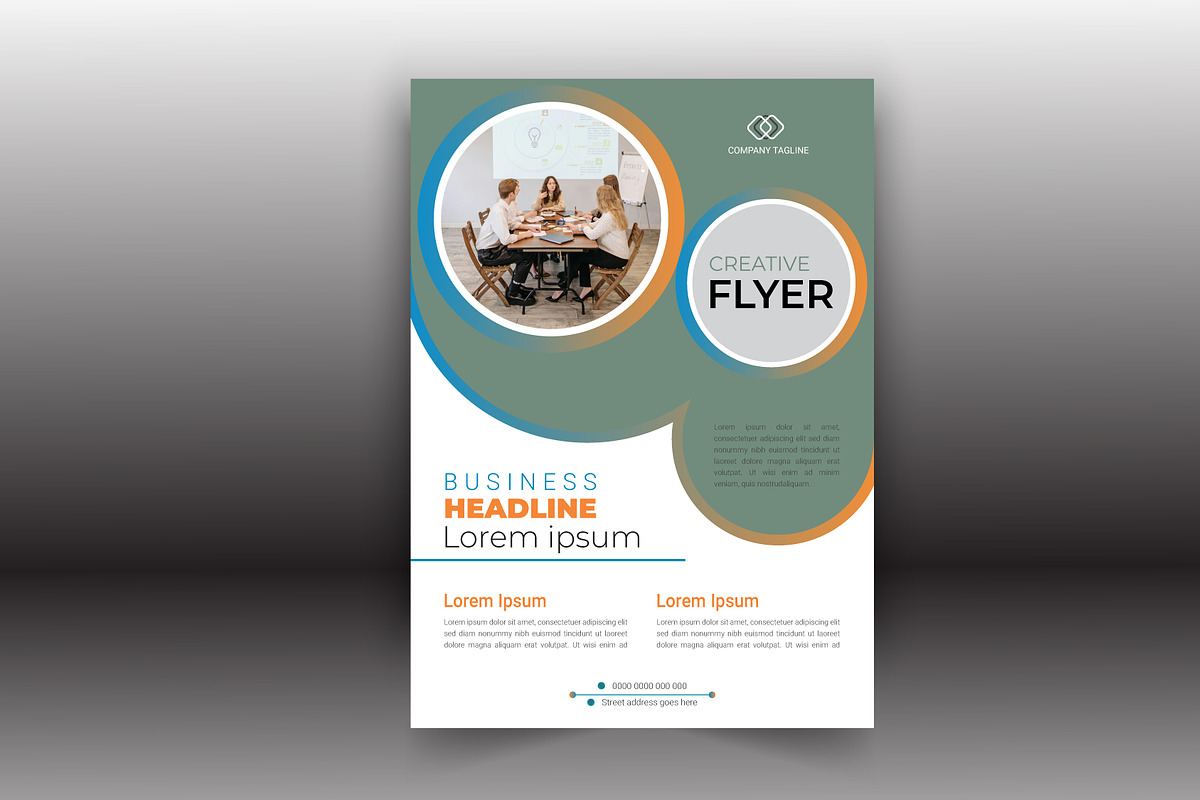 Creative Professional Flyer Set, a Flyer Template by hkmonir (Photo 3 of 3)