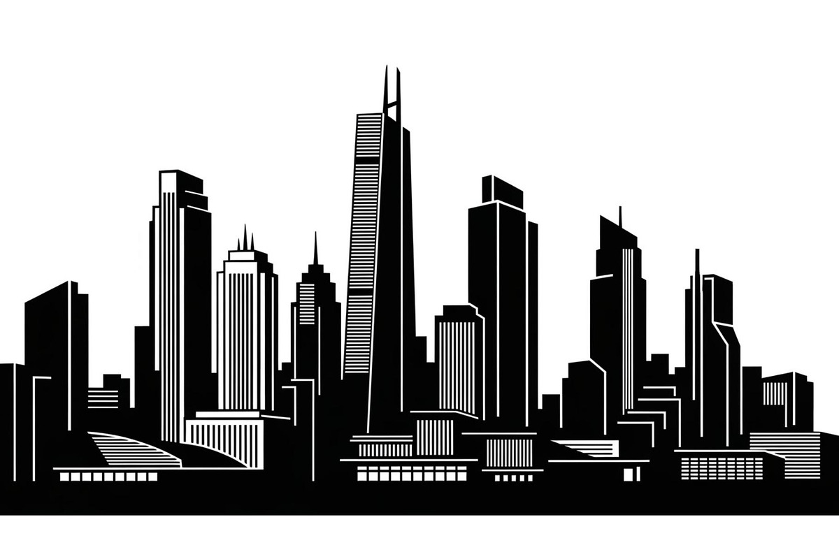 City Skyline Silhouette Bundle, an Illustration by jahid234 (Photo 18 of 41)