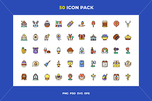 Easter day icons, an Icon by Wencory