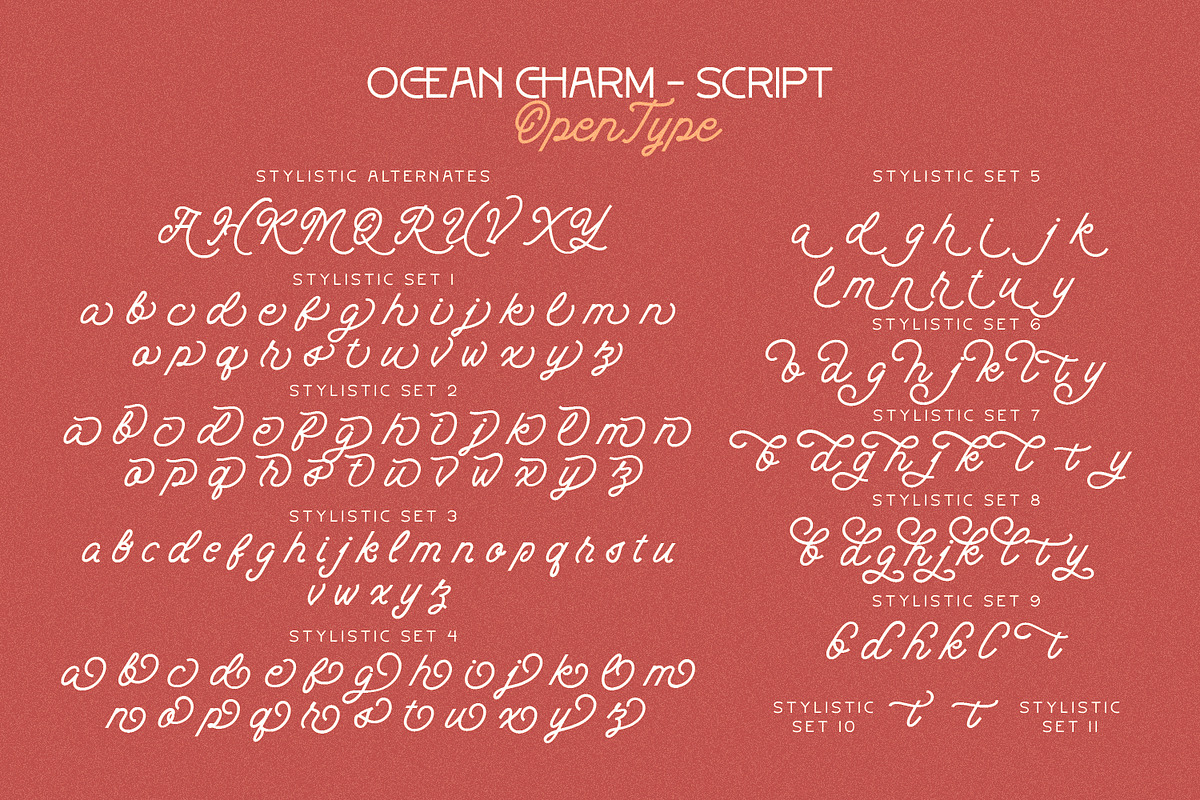 Ocean Charm, a Sans Serif Font by Nathatype (Photo 9 of 12)