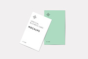 Vertical Business Card Mockups, a Print Template by Wild Ones (Thumbnail 1 of 5)