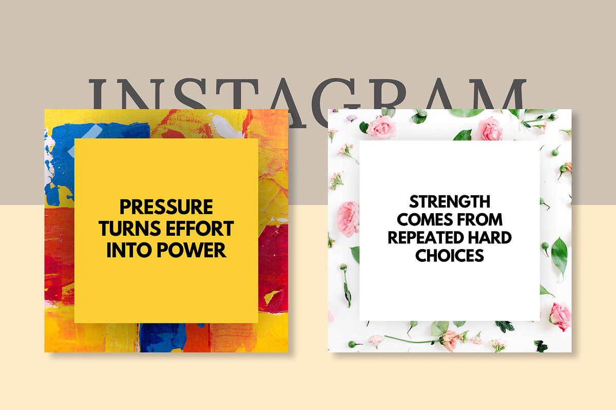 50 Motivational Instagram Template, a Social Media Template by RB Boutique (Photo 10 of 10)