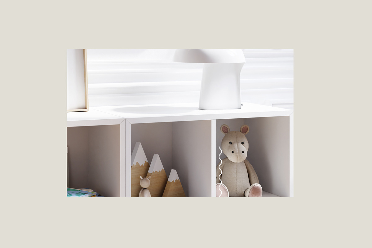 BEIGE NURSERY | vertical mockup duo, a Household Mockup by Stykke Studio (Photo 5 of 7)