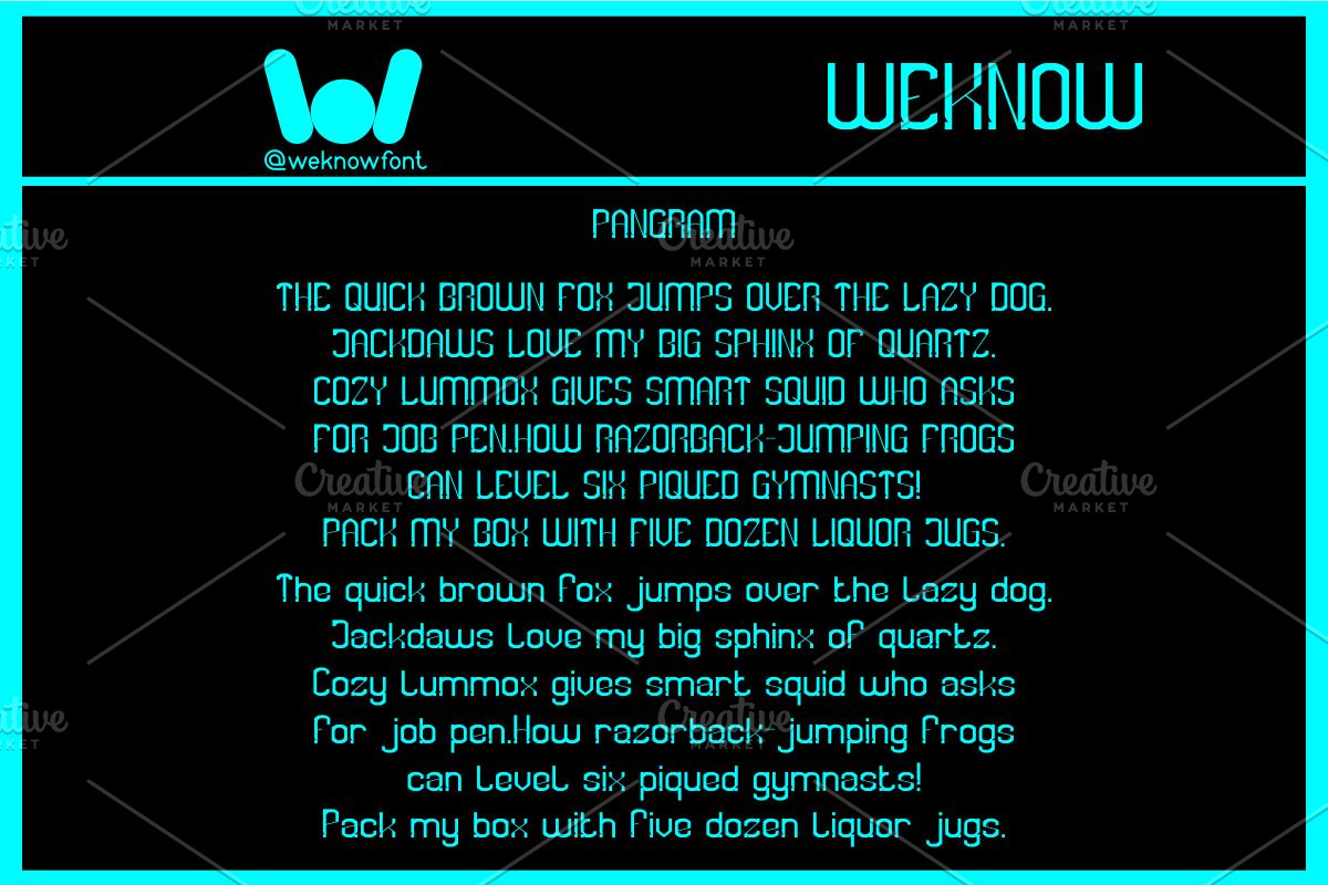 Electric Youth font, a Font by weknow (Photo 7 of 8)