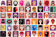 People portraits bundle, a Person Illustration by danjazzia (Thumbnail 2 of 2)