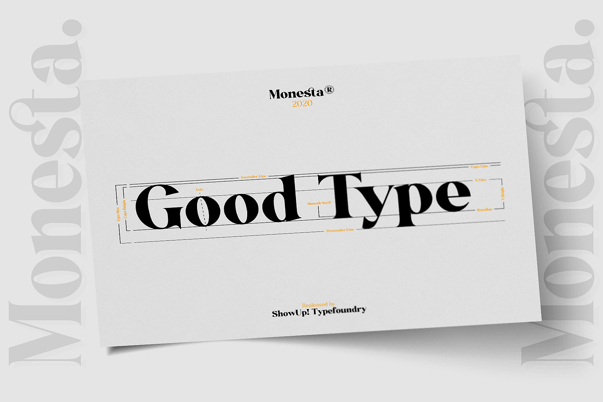 Monesta Regular, a Serif Font by ShowUp! Studio (Photo 7 of 16)