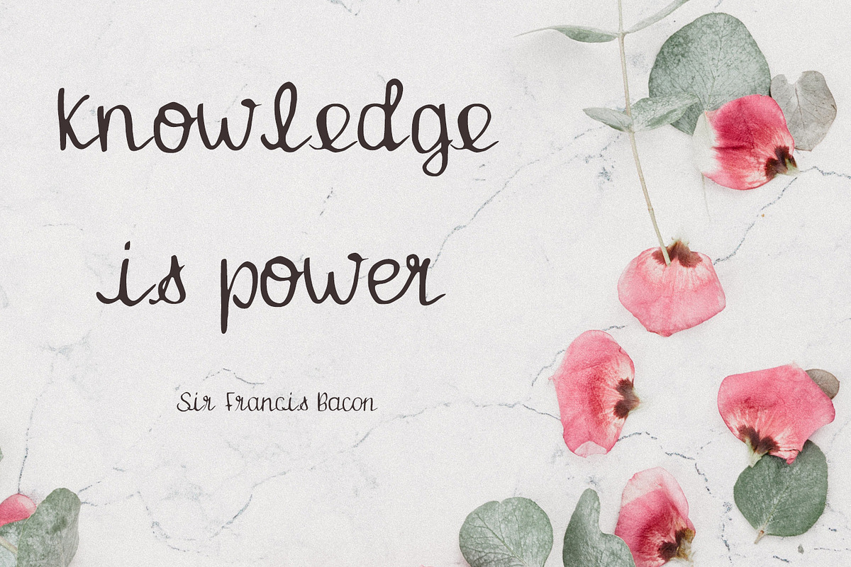 Magnolia Font preview 6