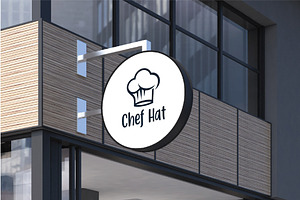 Chef Hat Logo Template