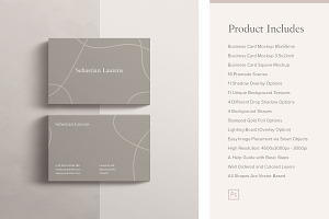 Business Card Mockup Kit