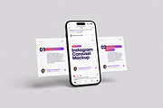 HighQualit Instagram Carousel Mockup, an iPhone Mockup by swsi-studio (Thumbnail 3 of 5)