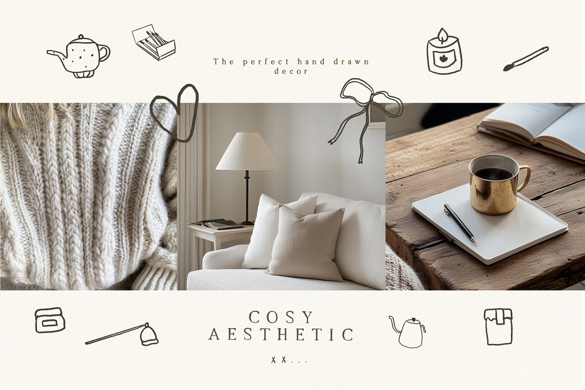 Hand Drawn Autumn Line Art Icons, an Object Graphic by Laras Wonderland (Photo 4 of 11)