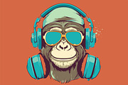 62 t-shirt designs. Big musical bund, an Animal Illustration by Fractal fonts & graphics (Thumbnail 33 of 63)