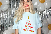 Christmas Tree of Stars Png, an Illustration by designcity5 (Thumbnail 6 of 8)
