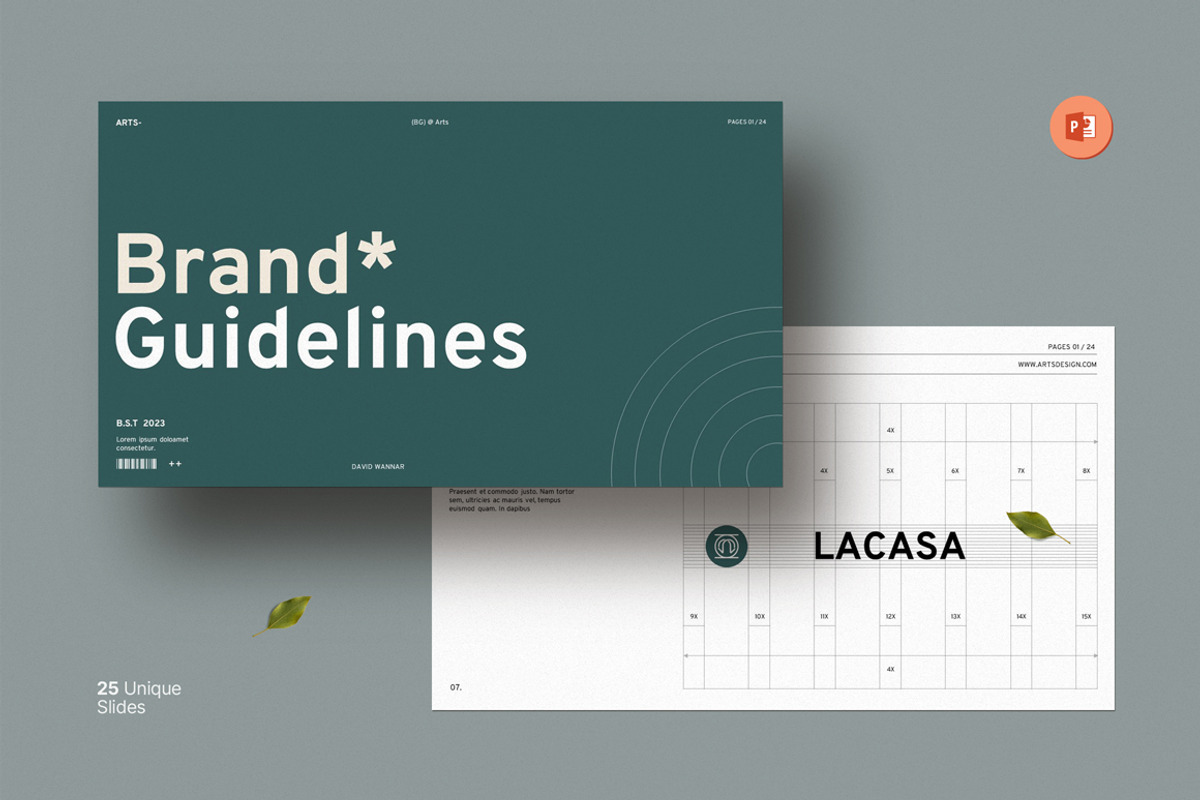 Brand Guidelines Presentation, a Presentation Template by Dream-Lab (Photo 4 of 11)