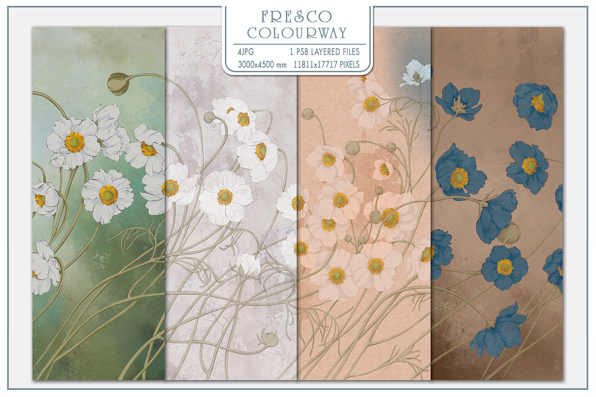 Fresco collection Pastel Harmony, a Wallpaper Graphic by Natalia0307 (Photo 3 of 12)