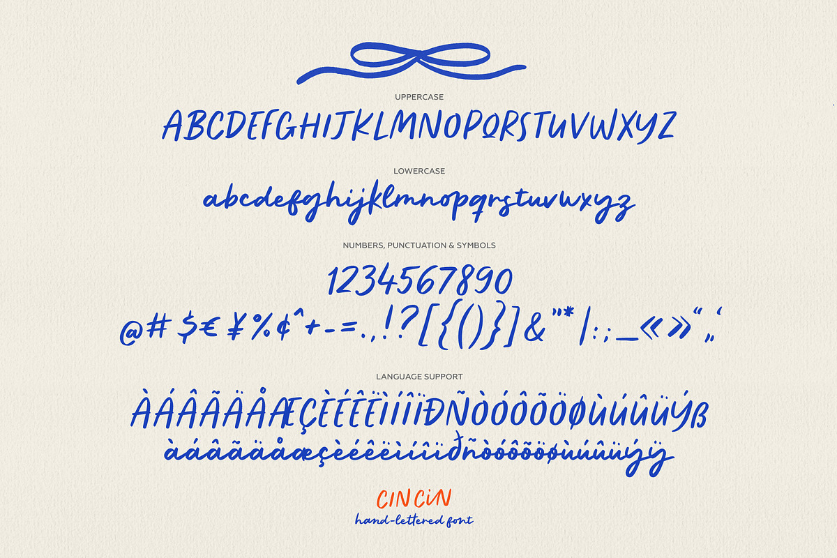 Cin cin | Handwritten Font, a Script Font by AngelinaKovel (Photo 9 of 10)