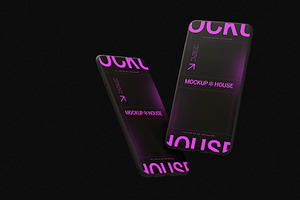 Phone mockup - darkmode & lightmode