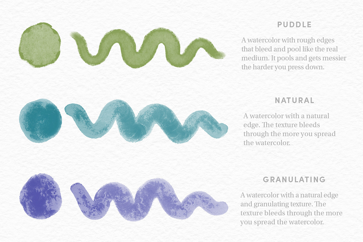 Watercolor Kit – Procreate Brushes, a Brush Add-On by Sadie Lew (Photo 2 of 14)