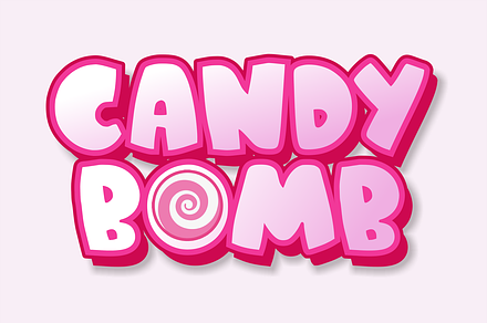 Candy Bomb - Cartoon Font Types