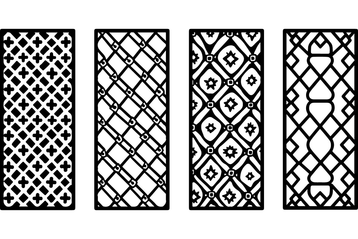 Geometric Pattern Panel Set, an Object Graphic by abu67222 (Photo 5 of 13)