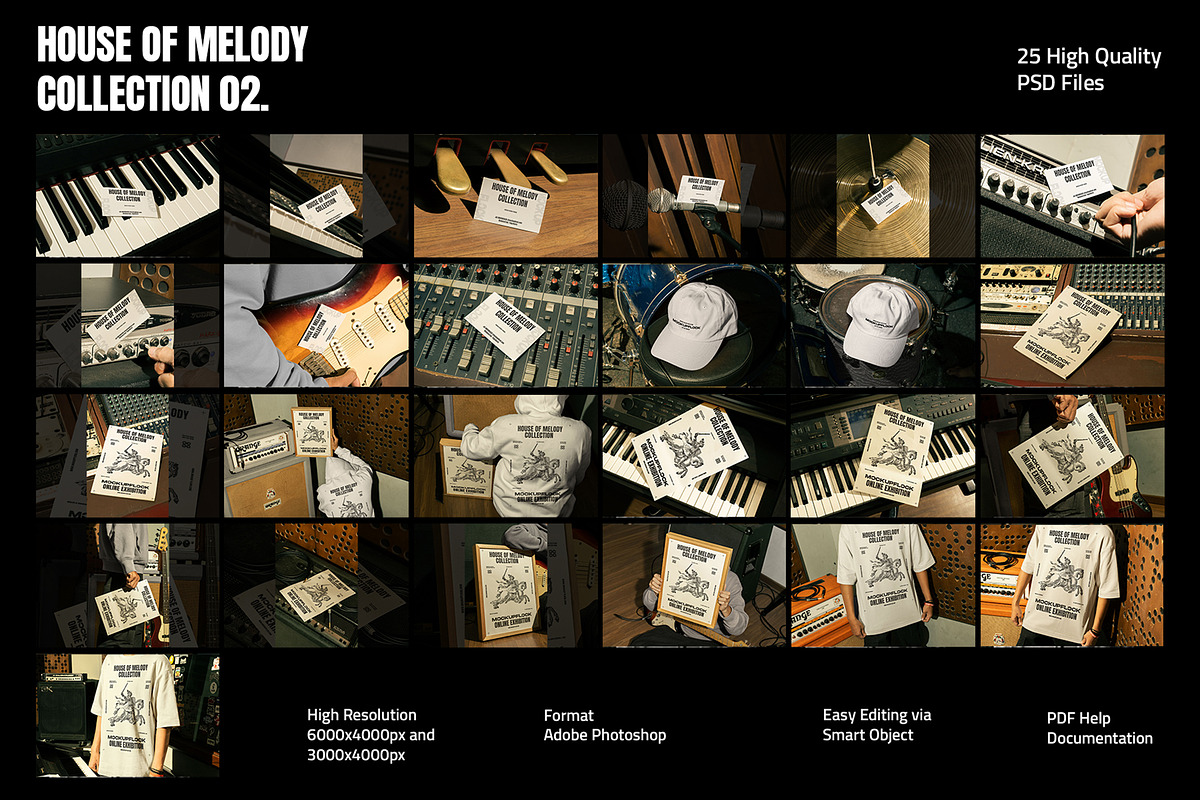 House Of Melody Bundle 02, an Advertising Mockup by Mockup Flock (Photo 2 of 5)