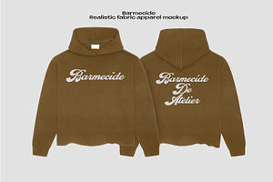 Unfinished pullover hoodie mockup, a Hoody Mockup by Barmecide Mockup Studio