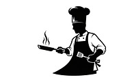 High-quality chef cooking silhouette, an Illustration by Amazin_art (Thumbnail 21 of 31)