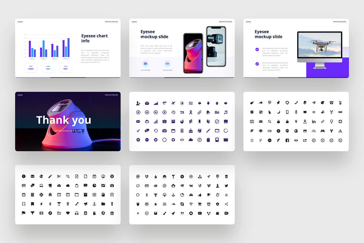 Eyesee - CCTV Camera Google Slides, a Presentation Template by BeadyLab (Photo 6 of 6)