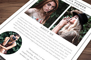 About Me Page Template, a Flyer Template by NM-Design-Studio (Thumbnail 4 of 4)