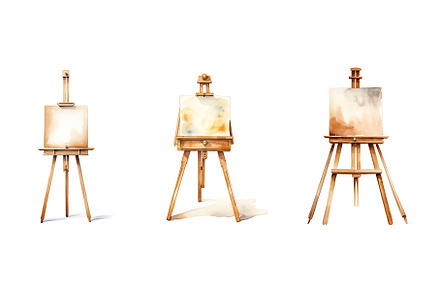 canvas artist easel stand ai, an Arts & Entertainment Photo by pikepicture
