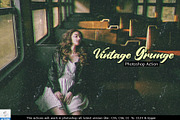 Vintage Grunge photoshop Action, an Action Add-On by Vatdesign (Thumbnail 1 of 4)