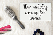 Hair, a Script Font by FreshTypeINK (Thumbnail 3 of 7)