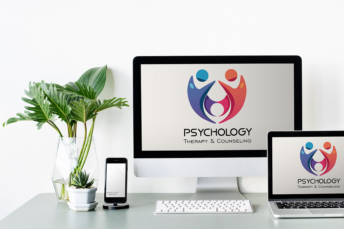Editable Psychology Logo Template preview 2