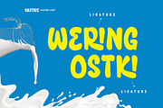Kastrie - Milk Display Font, a Sans Serif Font by twinstd (Thumbnail 3 of 9)