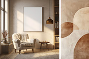Minimalist Interior Frame Mockup 1, a Household Mockup by ARTOZEN DIGITAL (Thumbnail 5 of 10)