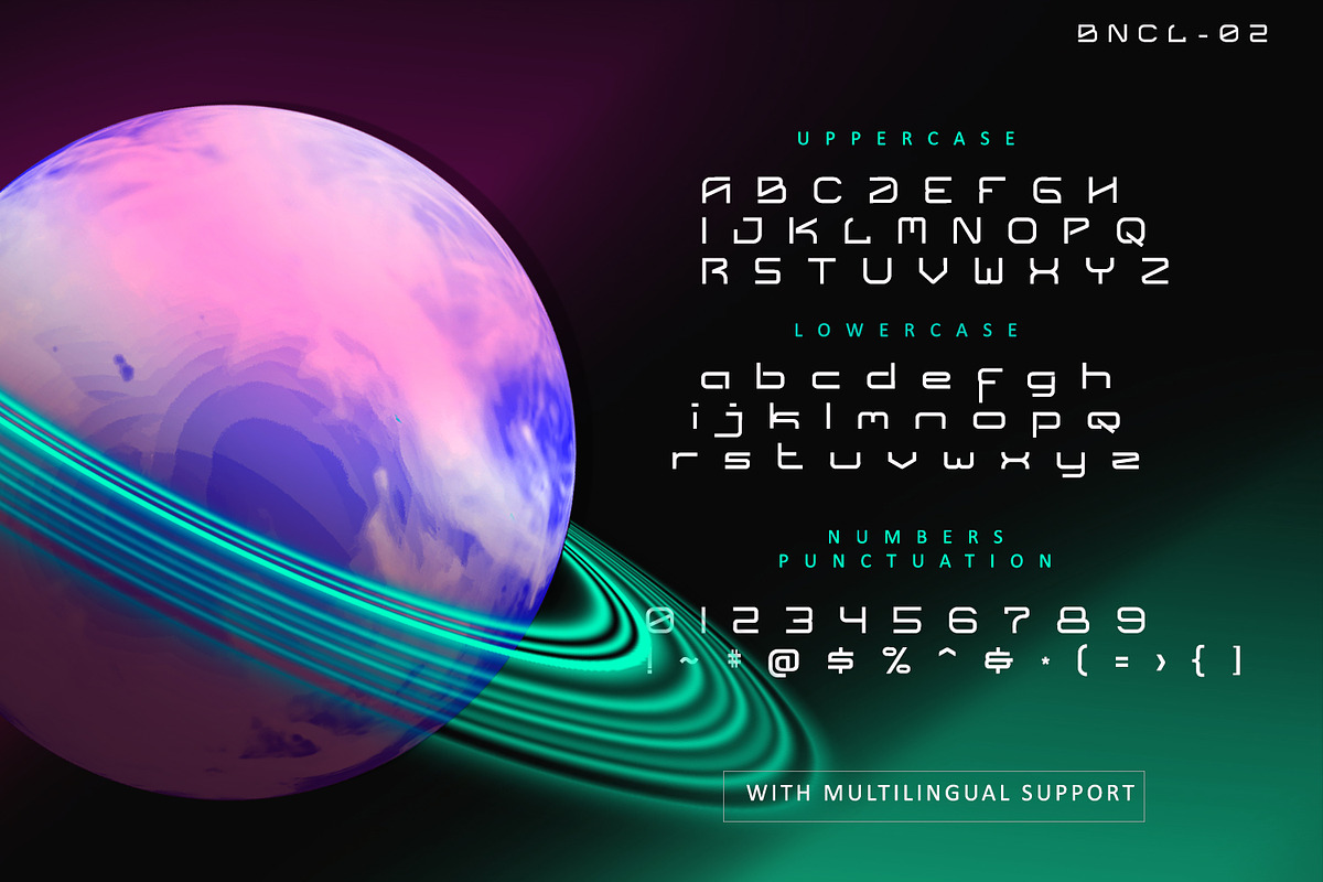Bionical, a Sans Serif Font by NUGS (Photo 2 of 6)