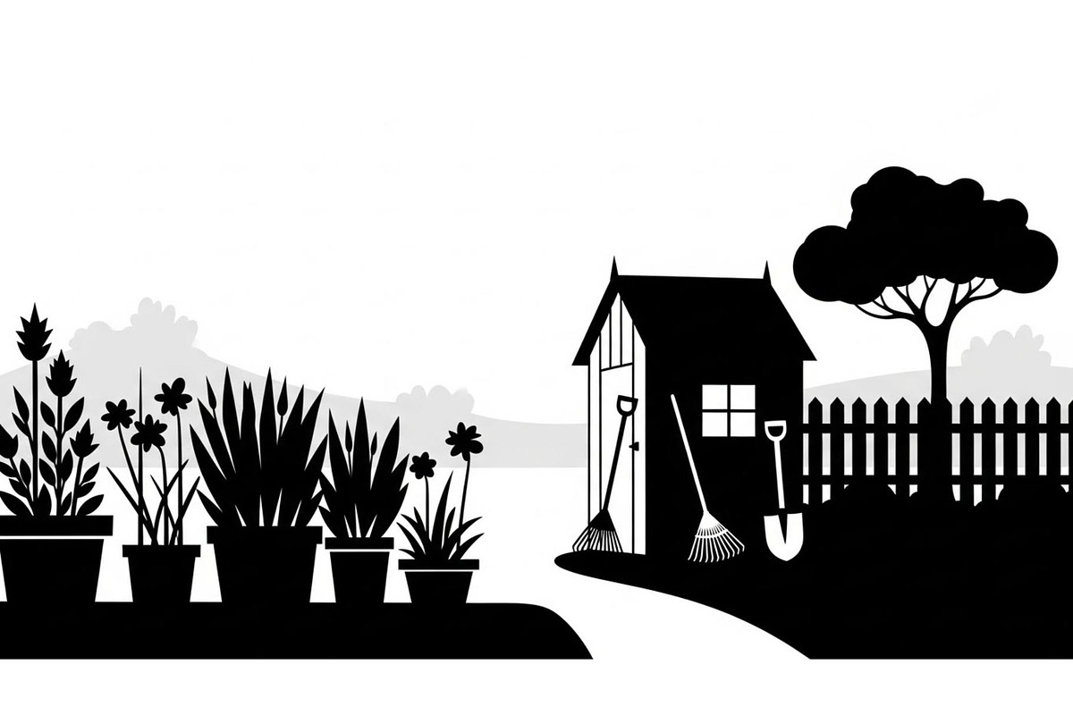 50 Botanical Garden Silhouette bundl, an Illustration by Designs_River (Photo 50 of 51)