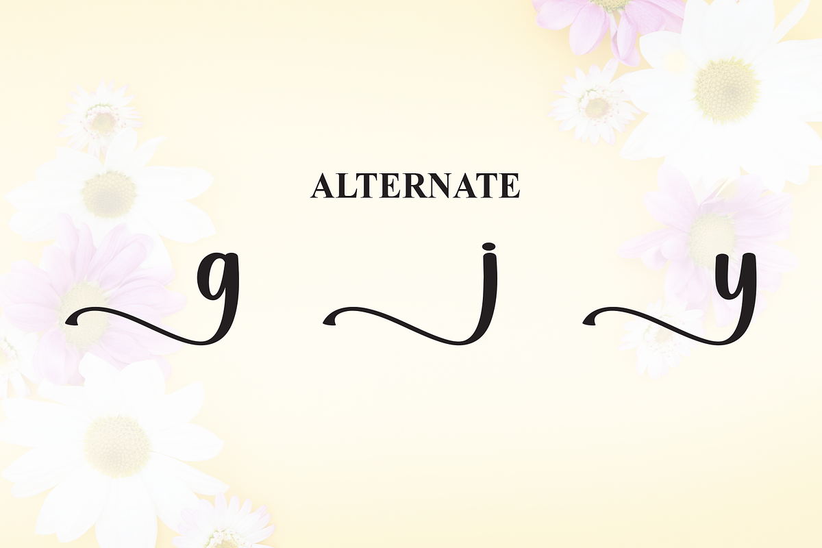 Daisy | Script Font, a Handwritten Font by Scratchones (Photo 8 of 9)