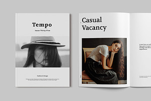 Tempo / Brochure Portfolio Template, a Brochure Template by Bervisual