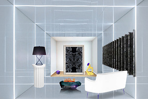 Interesting interior, a Marketing Template by The black alabaster