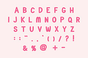 Pinky Candy, a Font by Fourteen Letter (Thumbnail 4 of 7)