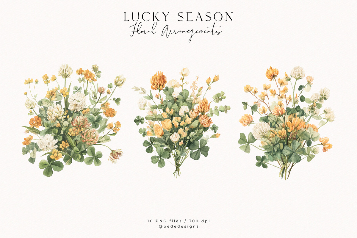 Lucky Season Collection, a Seasonal Illustration by PeDe Designs (Photo 11 of 26)