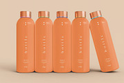 Stainless Steel Bottles Mockup, an Advertising Mockup by skybluecreative (Thumbnail 2 of 3)