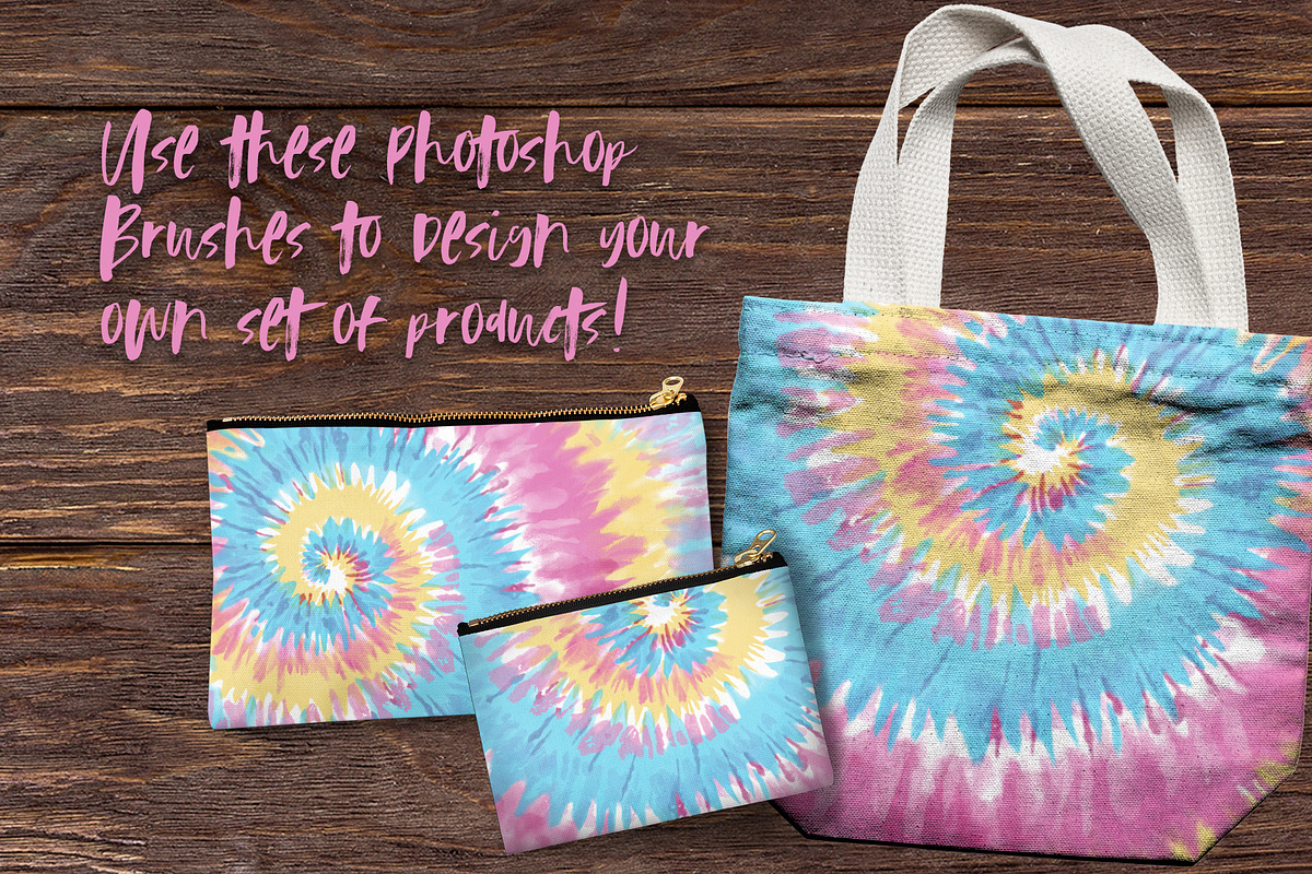 Tie Dye Spirals Brushes Vol 3, a Brush Add-On by The Gypsy Goddess (Photo 8 of 11)